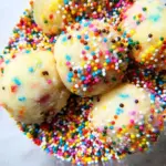 Applesauce Birthday Cake Protein Balls Applesauce Birthday Cake Protein Balls