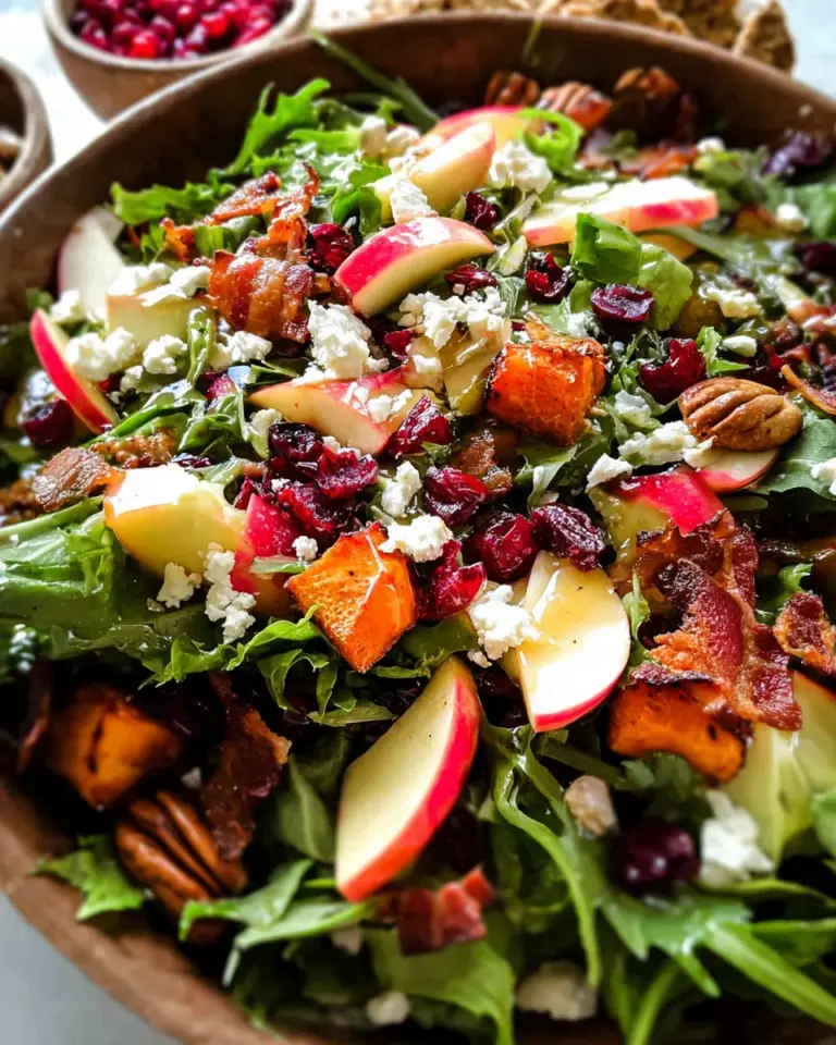 Autumn Salad with Apple Cider Vinaigrette