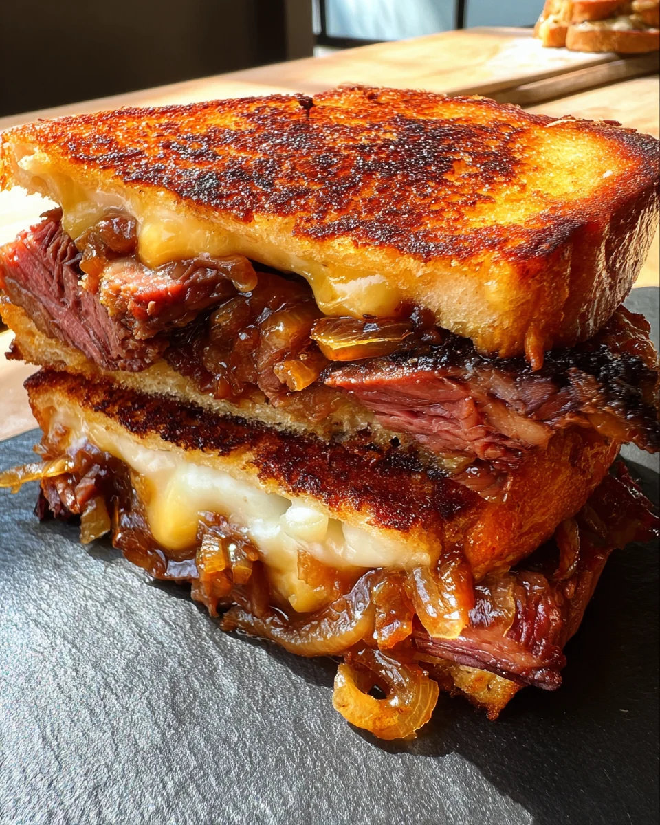 BBQ Brisket Melts BBQ