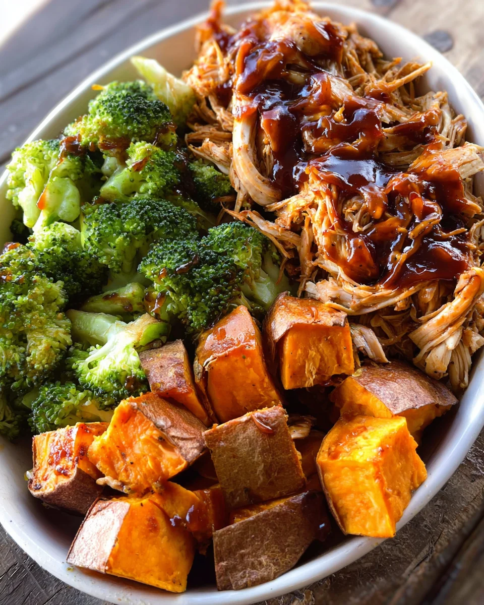BBQ Chicken & Roasted Sweet Potato Bowls BBQ Chicken & Roasted Sweet Potato Bowls