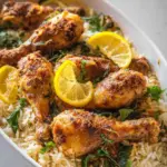 Baked Chicken Legs and Rice Baked Chicken Legs and Rice
