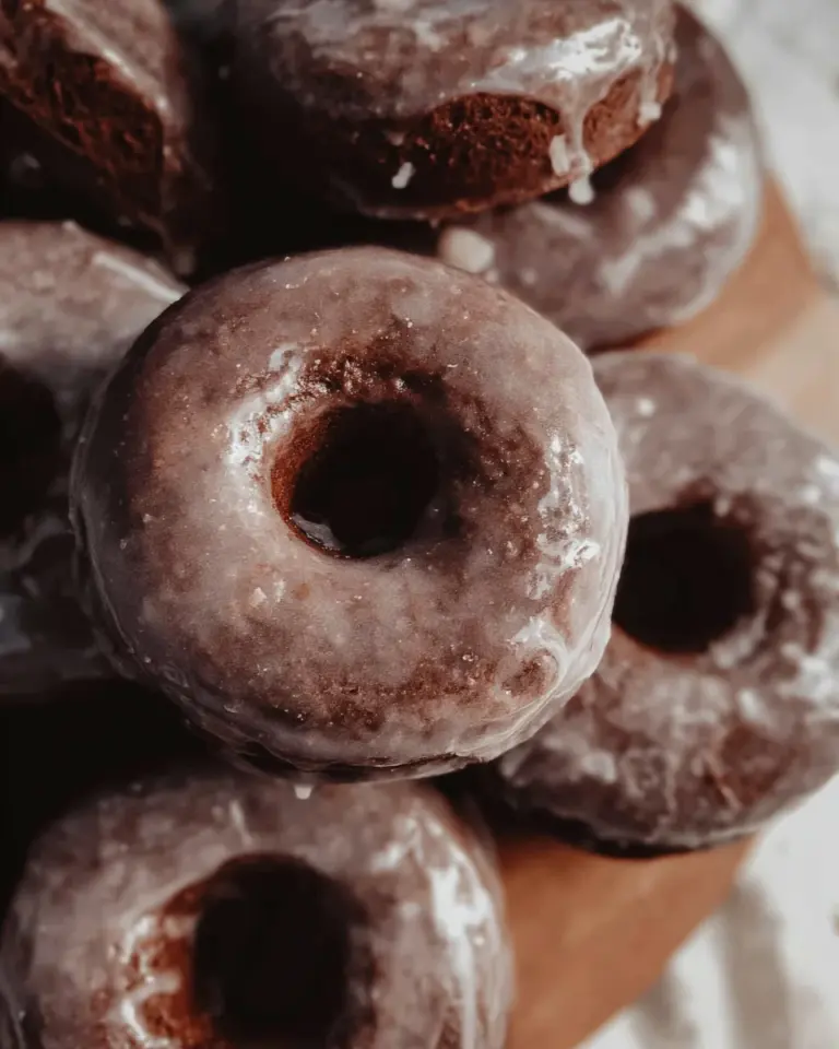 Baked Chocolate Cake Doughnuts