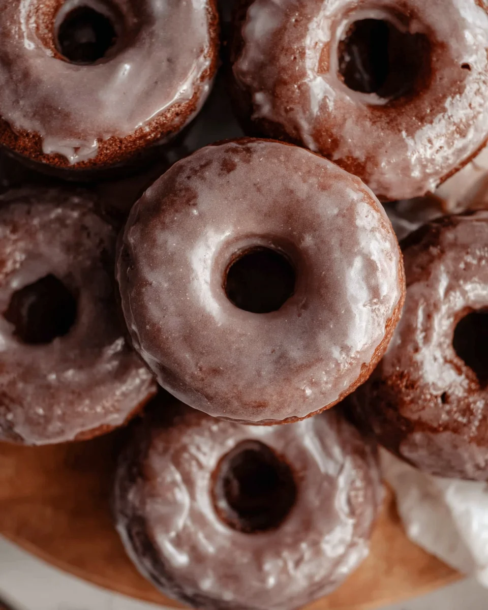 Baked Chocolate Cake Doughnuts Baked