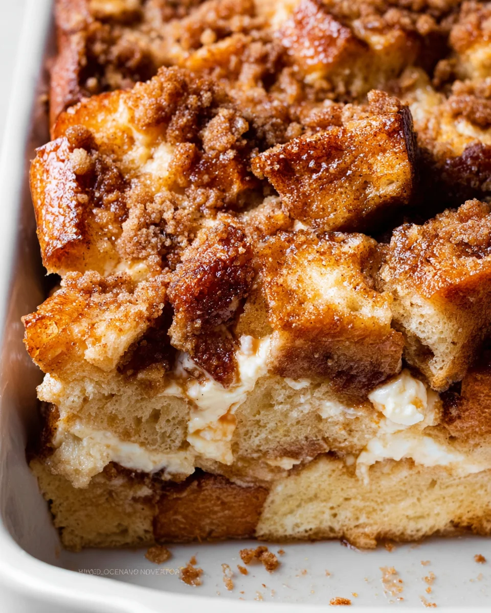 Baked Cream Cheese French Toast Casserole 27 Baked
