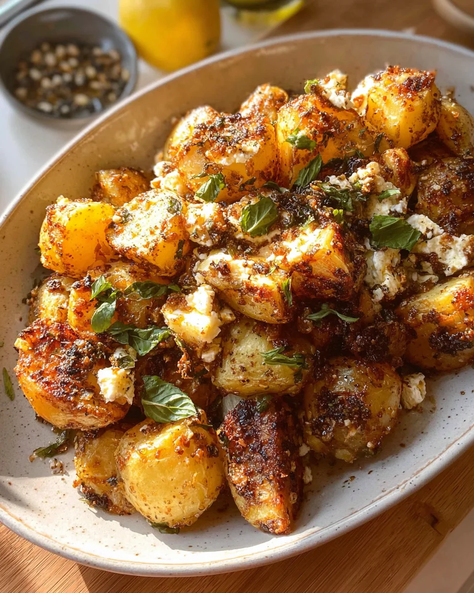 Baked Feta Potatoes