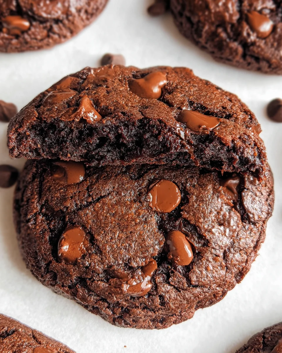 Bakery Style Double Chocolate Chip Cookies Bakery
