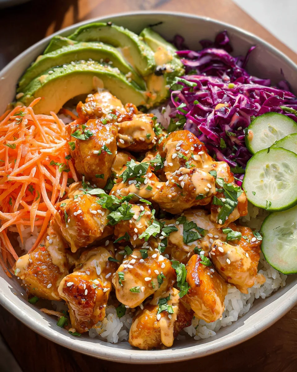 Bang Bang Chicken Bowl Bang