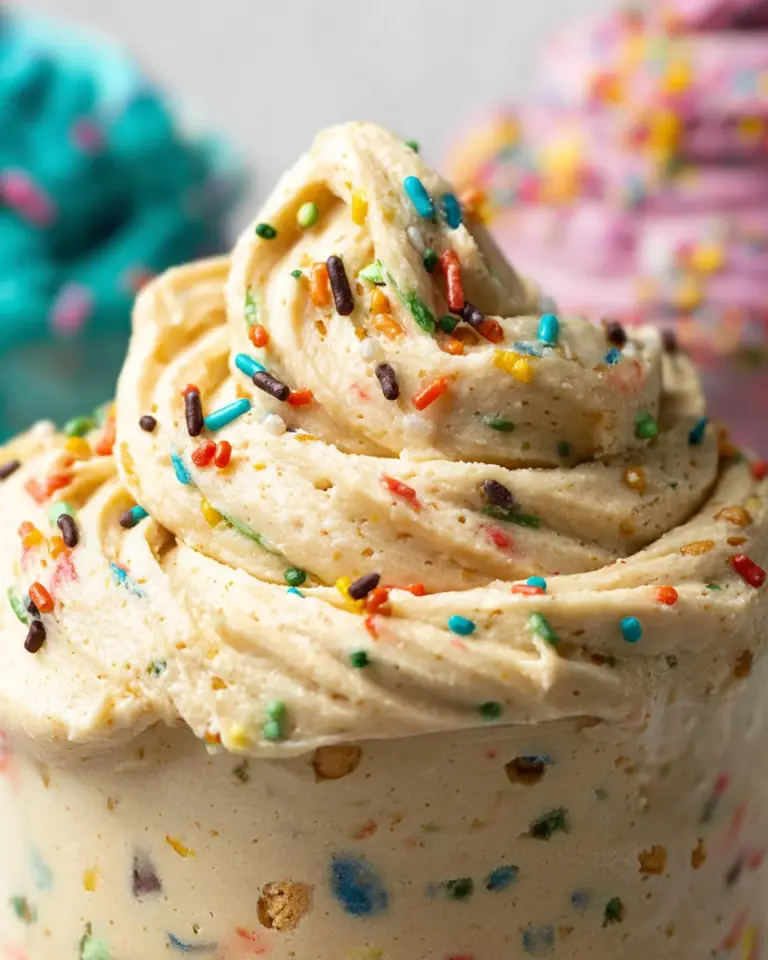 Birthday Cake Protein Cookie Dough