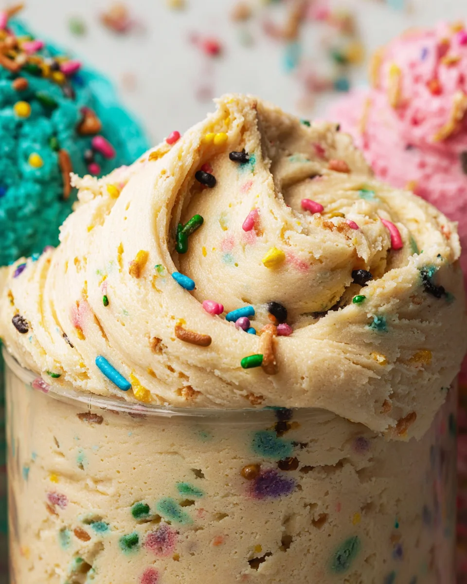 Birthday Cake Protein Cookie Dough Birthday