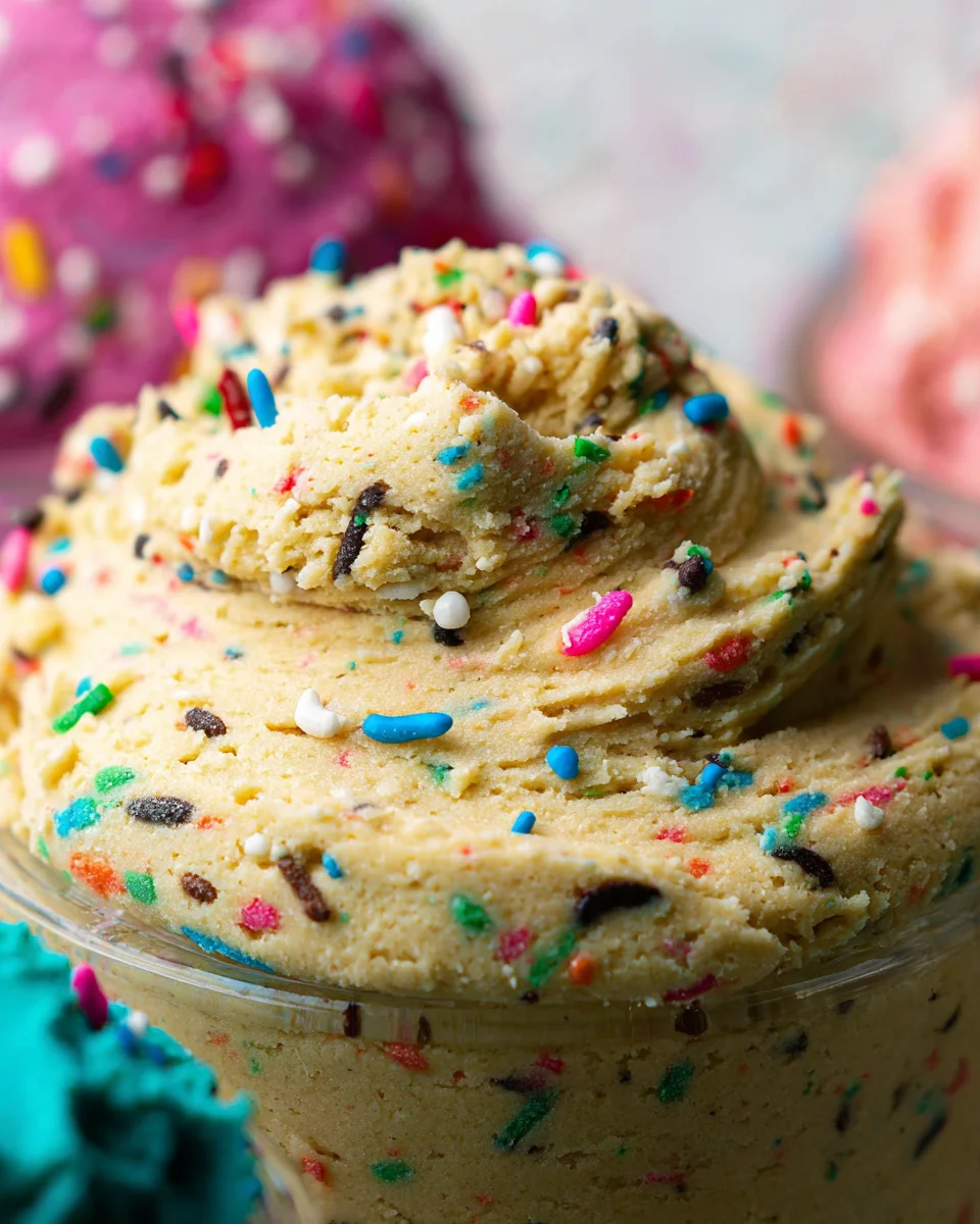 Birthday Cake Protein Cookie Dough Birthday