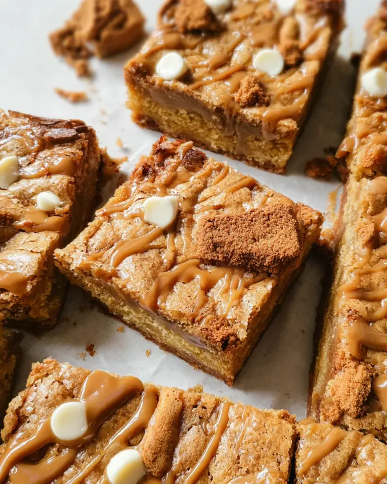Biscoff Blondies