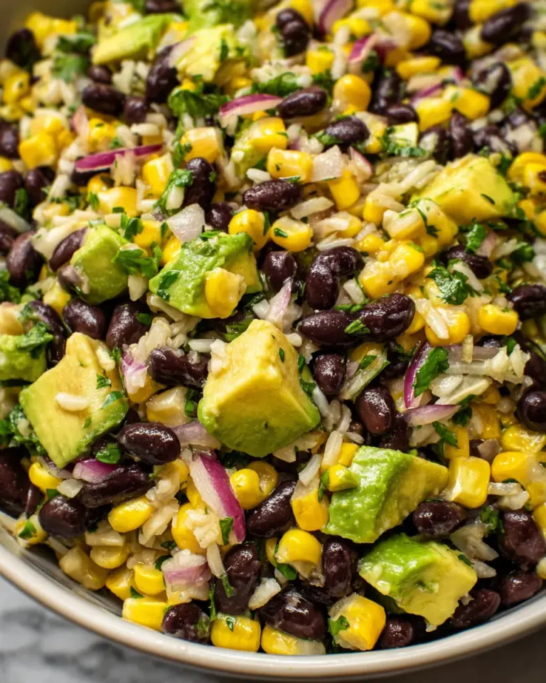 Black Bean Corn Avocado Salad