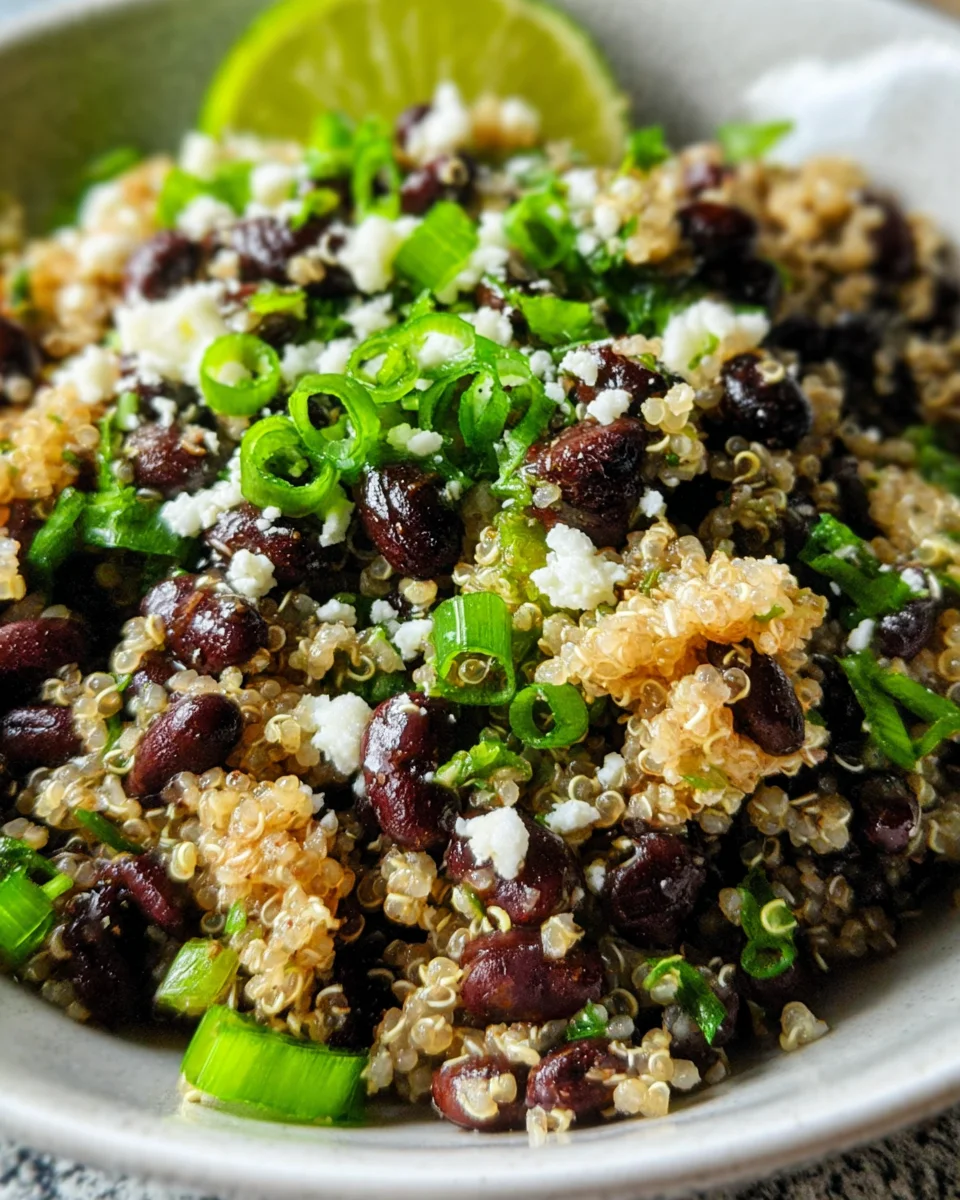 Black Bean Quinoa Salad Recipe Black