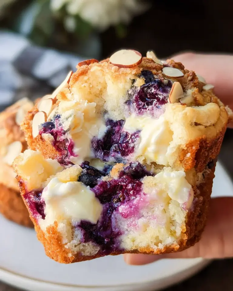 Blueberry Cream Cheese Muffins