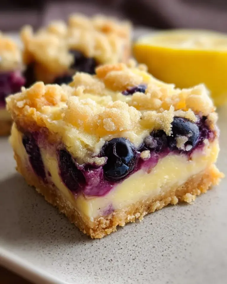 Blueberry Lemon Pie Bars