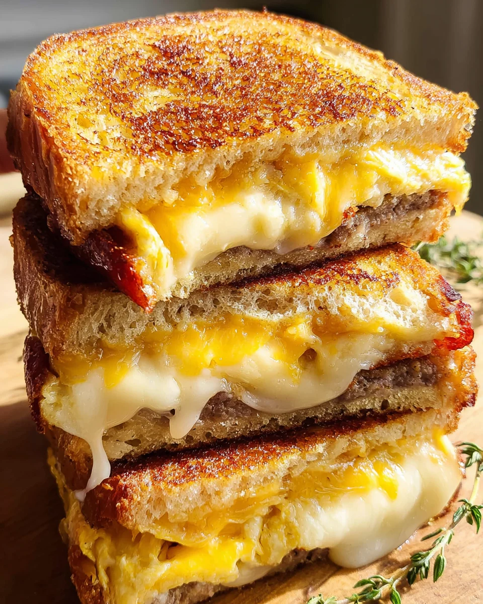Breakfast Grilled Cheese Breakfast