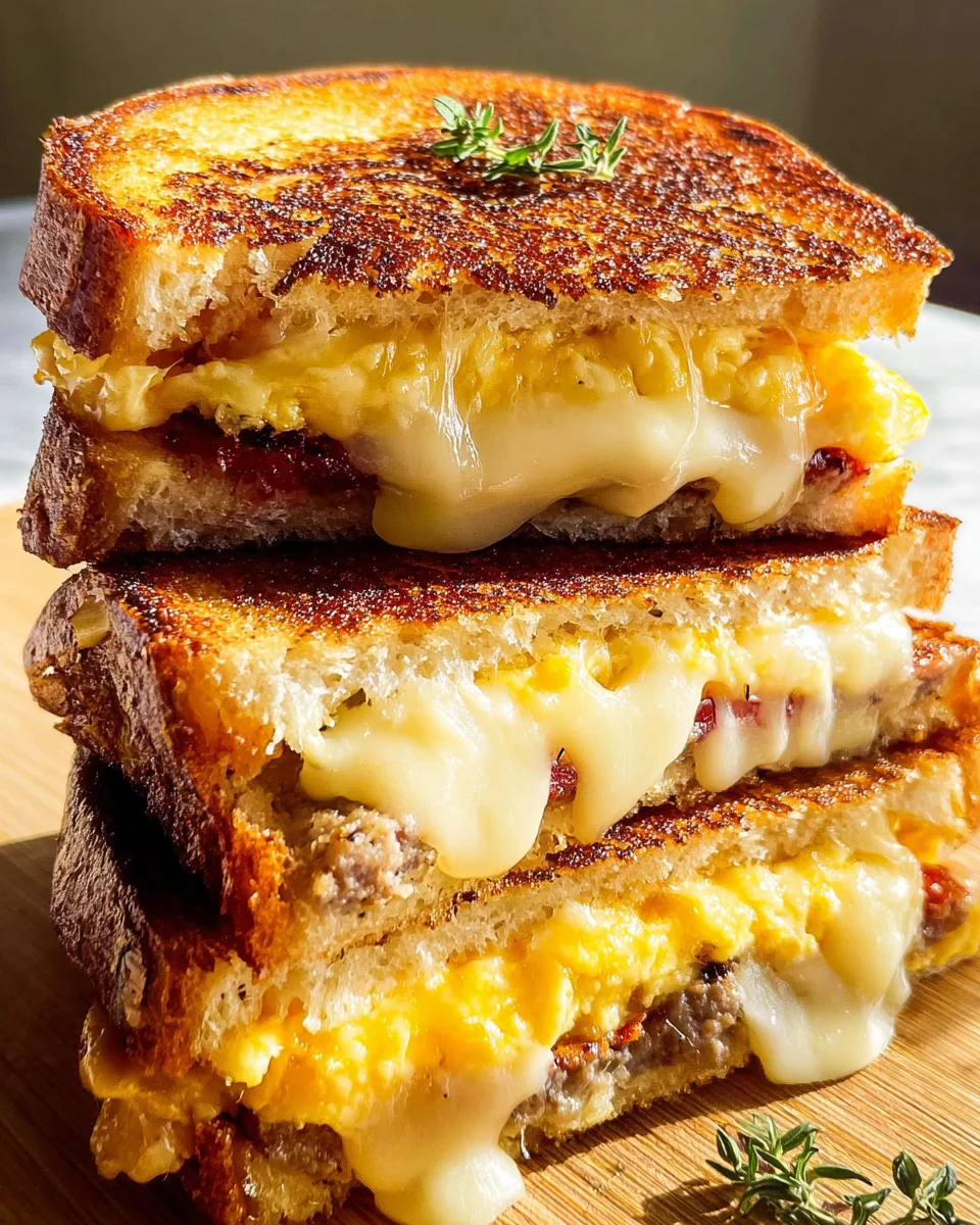 Breakfast Grilled Cheese Breakfast