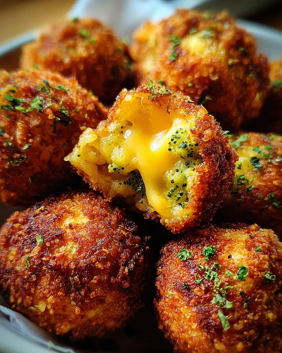 Broccoli Cheese Balls Broccoli
