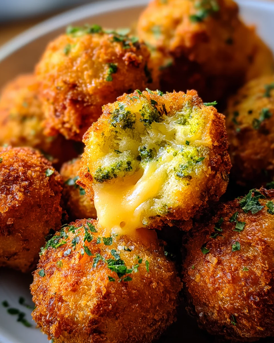 Broccoli Cheese Balls Broccoli