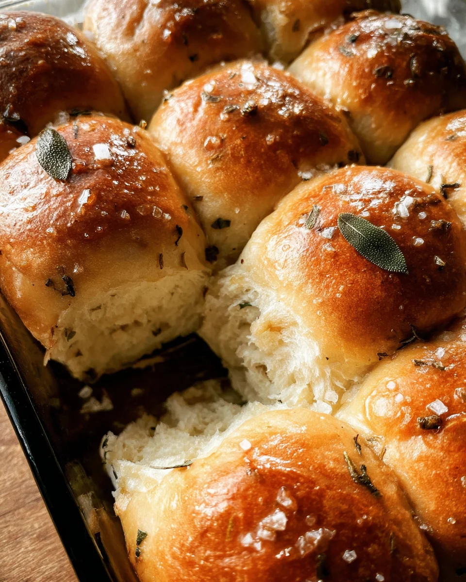 Brown Butter Sage Dinner Rolls 22 Brown
