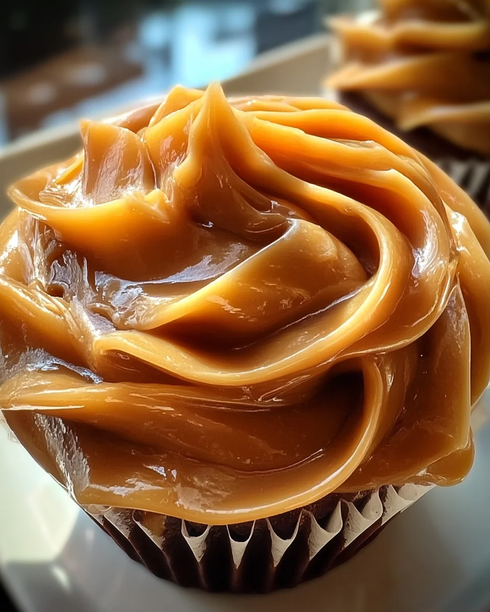 Brown Sugar Caramel Frosting Brown