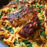 Cajun Chicken Orzo Cajun Chicken Orzo