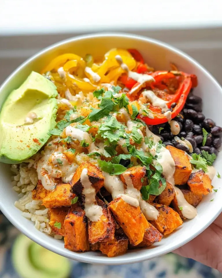 Cajun Sweet Potato Rice Bowl