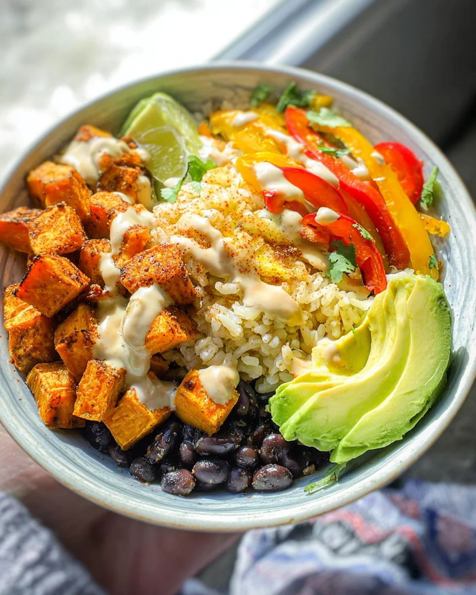 Cajun Sweet Potato Rice Bowl Cajun