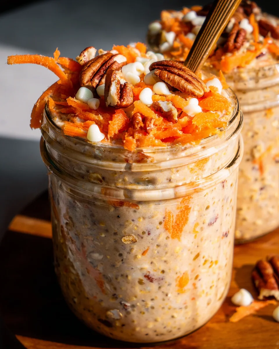 Carrot Cake Overnight Oats Carrot