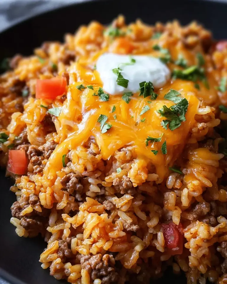 Cheesy Taco Rice Recipe