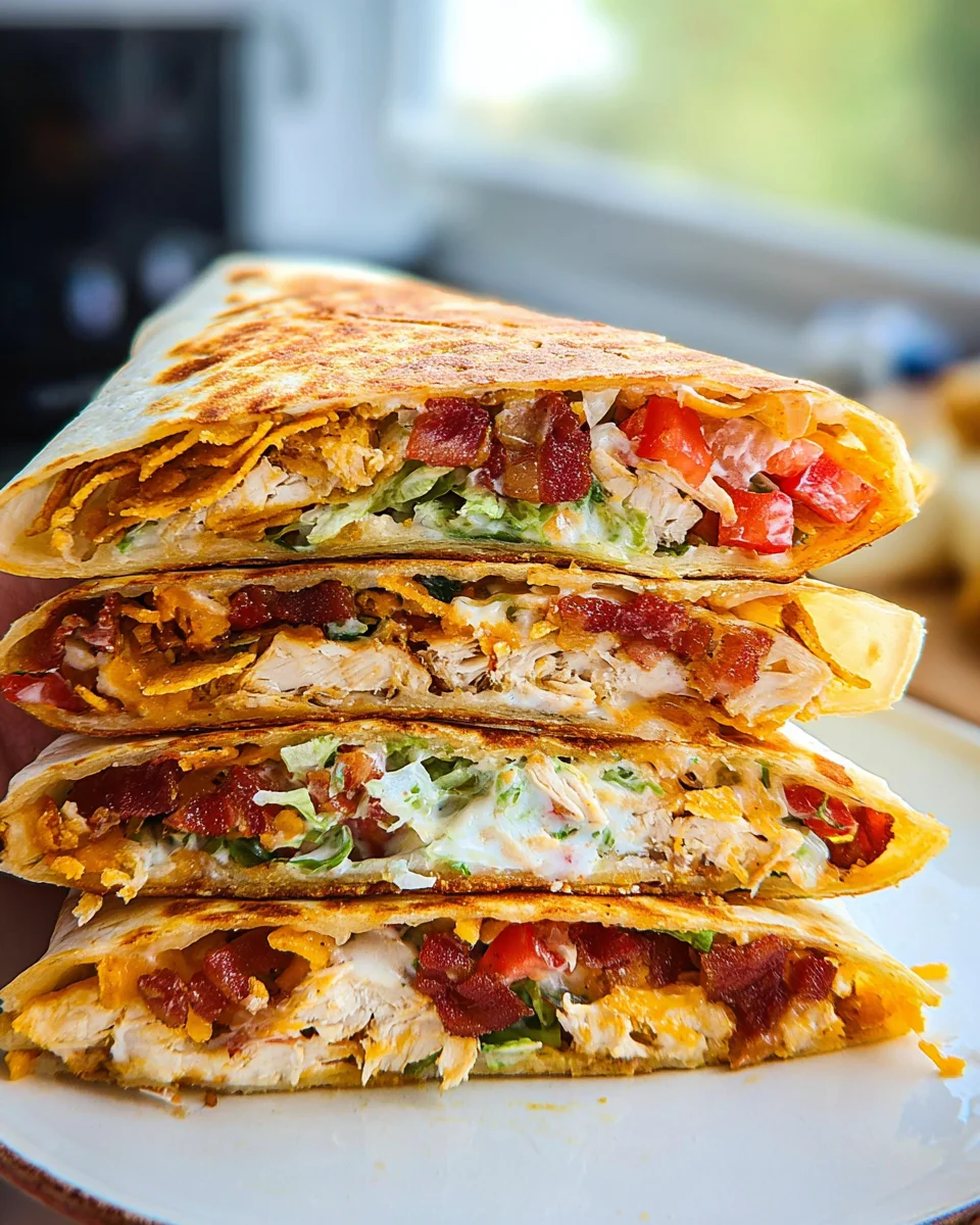Chicken Bacon Ranch Crunchwrap Chicken