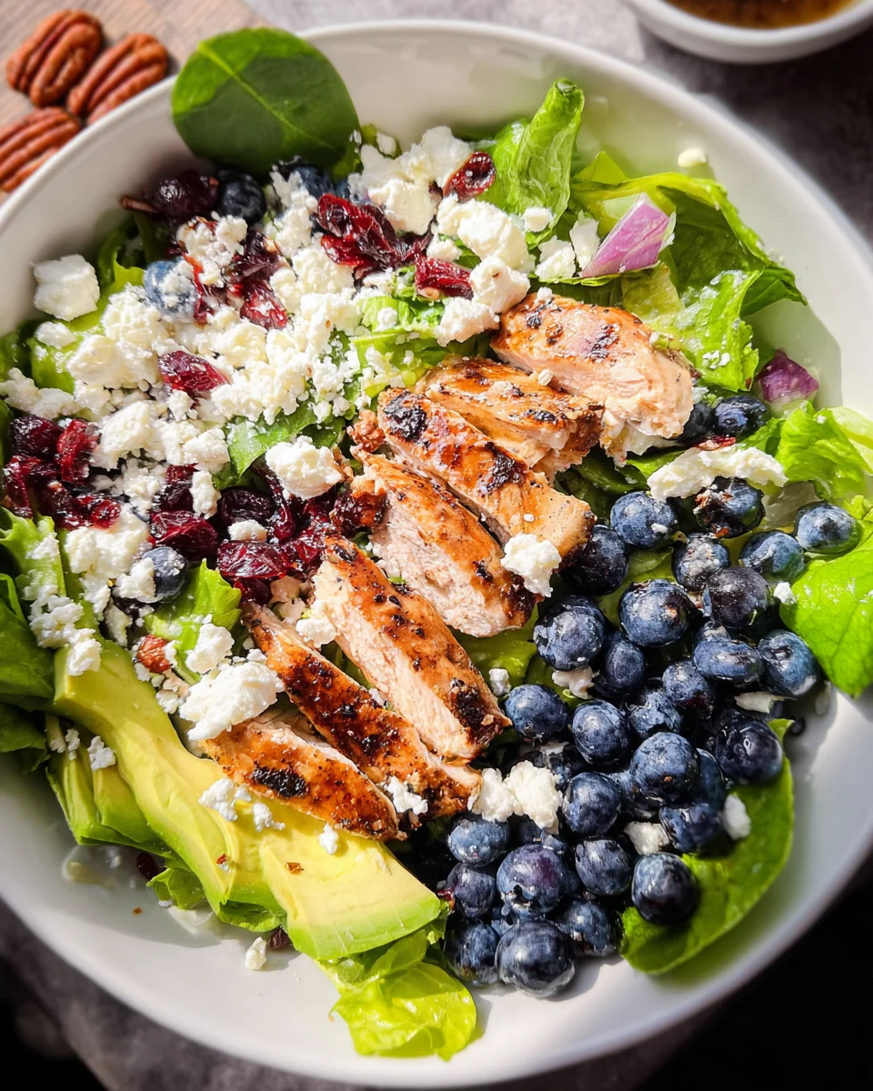 Chicken Blueberry Feta Salad Chicken