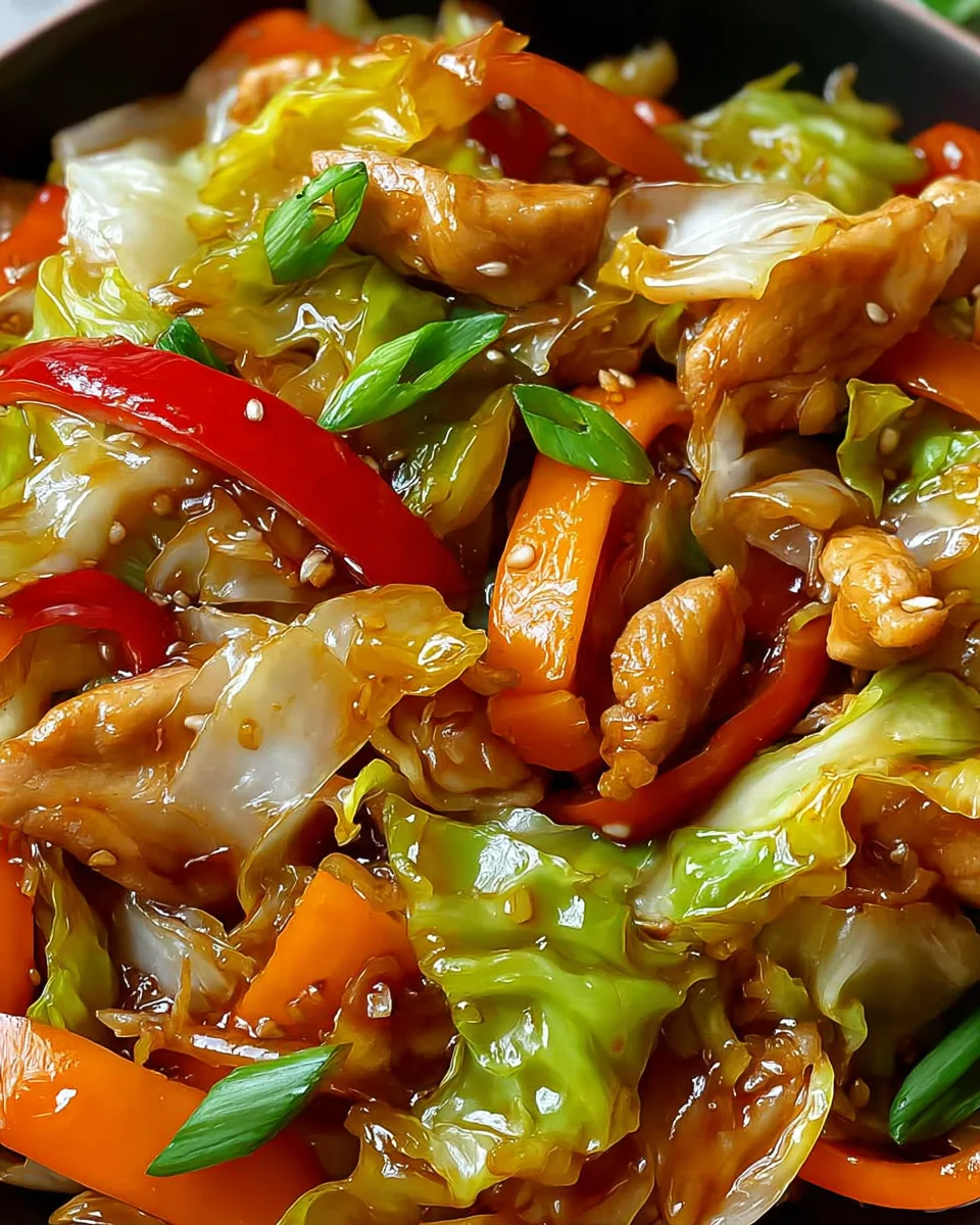 Chicken Cabbage Stir-Fry Recipe Chicken