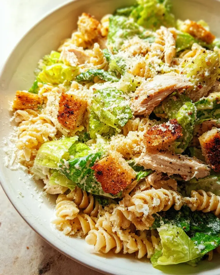 Chicken Caesar Pasta Salad