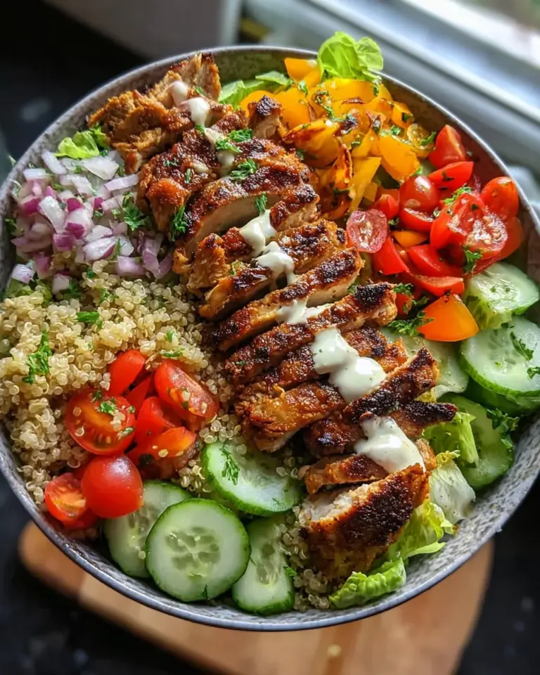 Chicken Shawarma Bowl Recipe