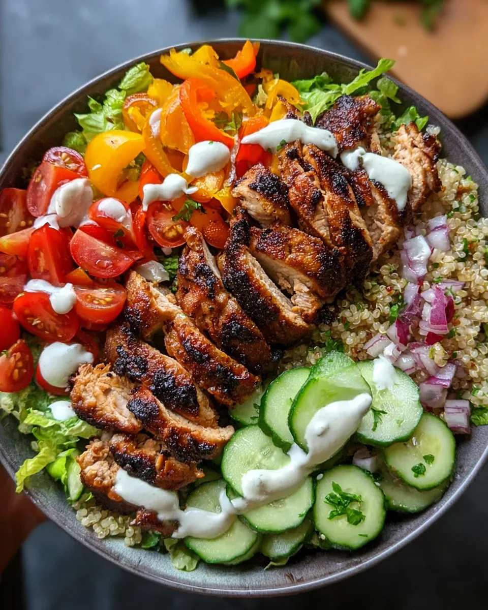 Chicken Shawarma Bowl Recipe Chicken