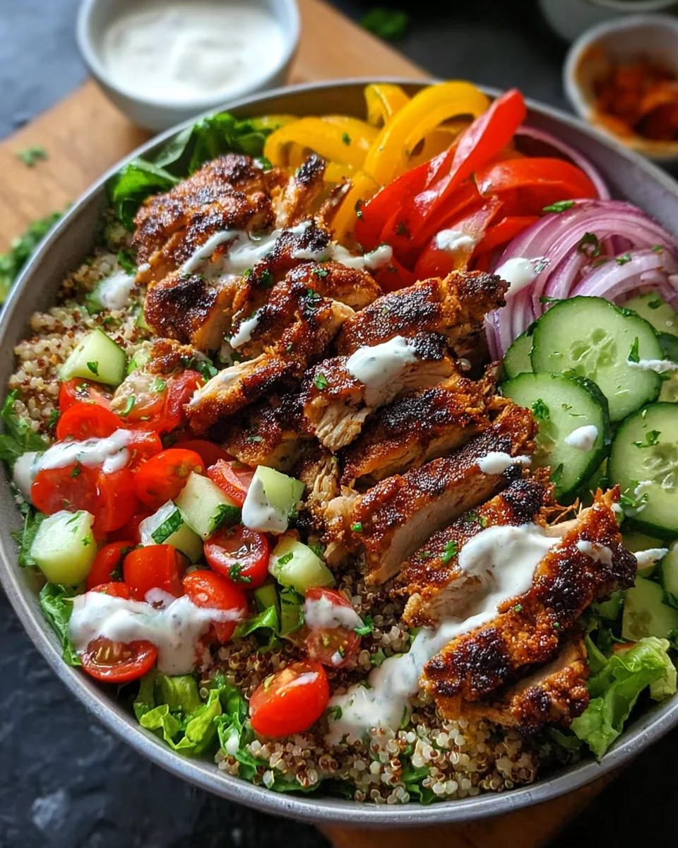 Chicken Shawarma Bowl Recipe Chicken
