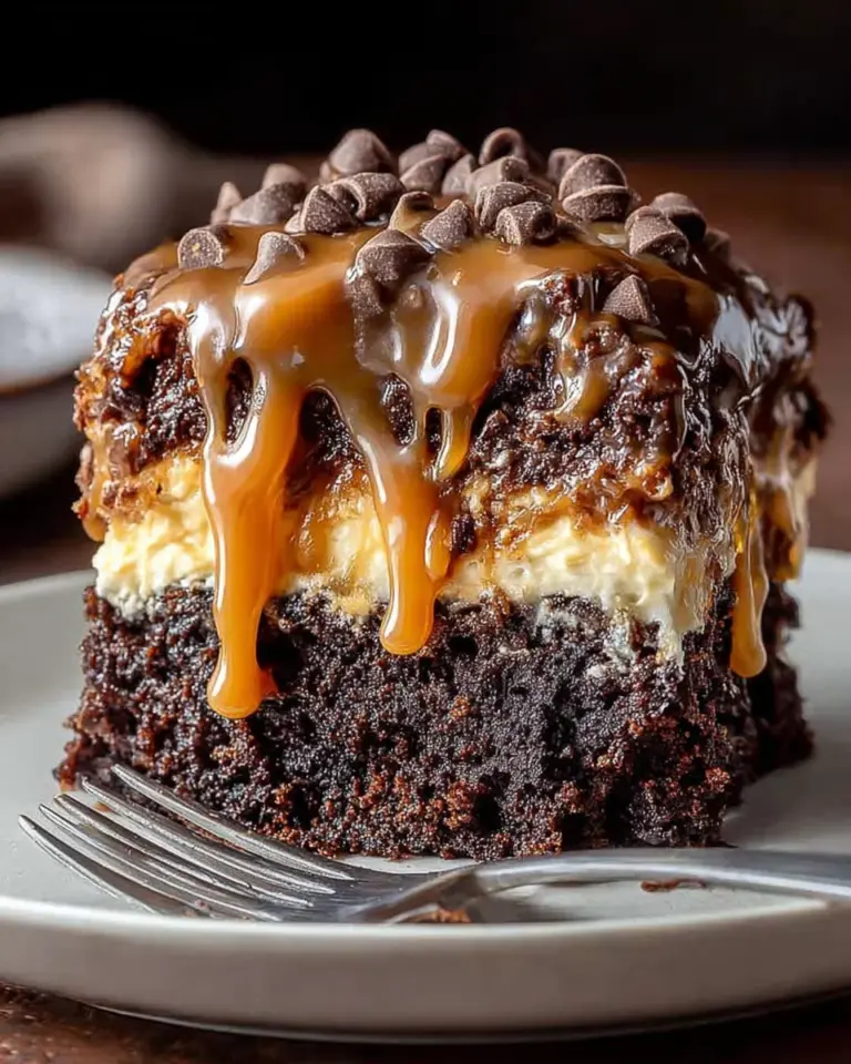 Chocolate Caramel Dump Cake Recipe