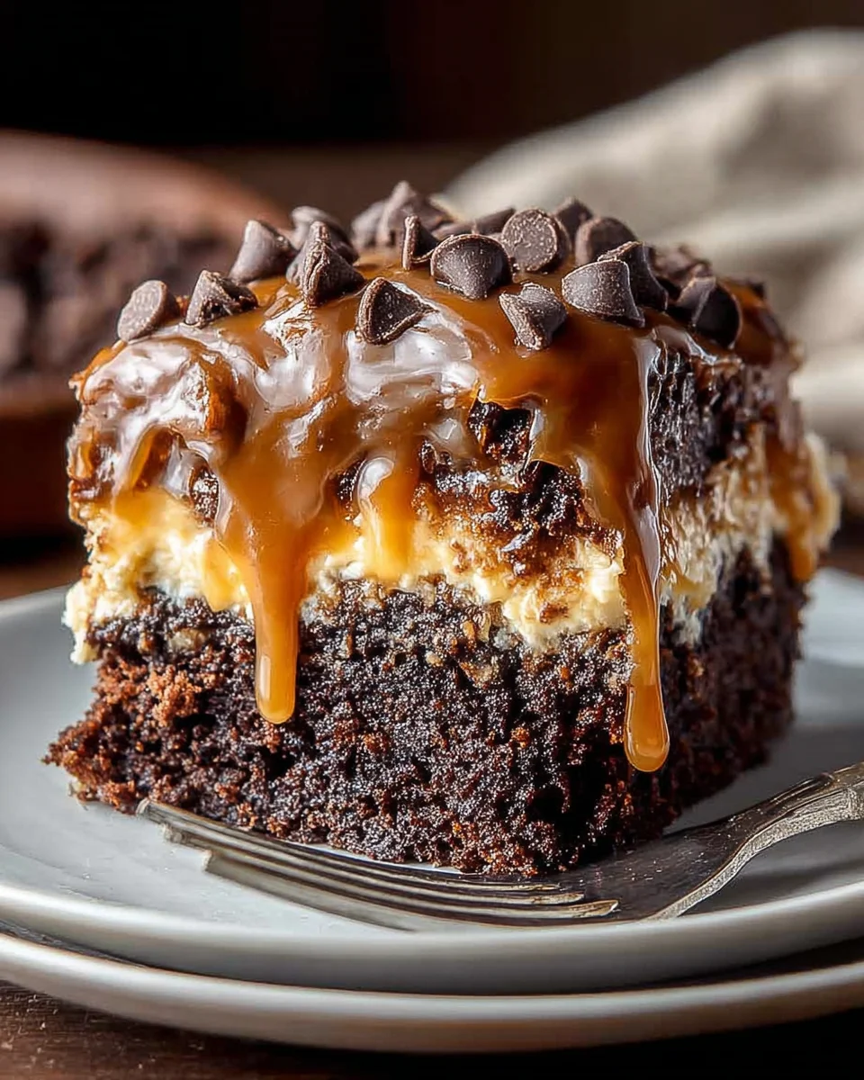 Chocolate Caramel Dump Cake Recipe Chocolate
