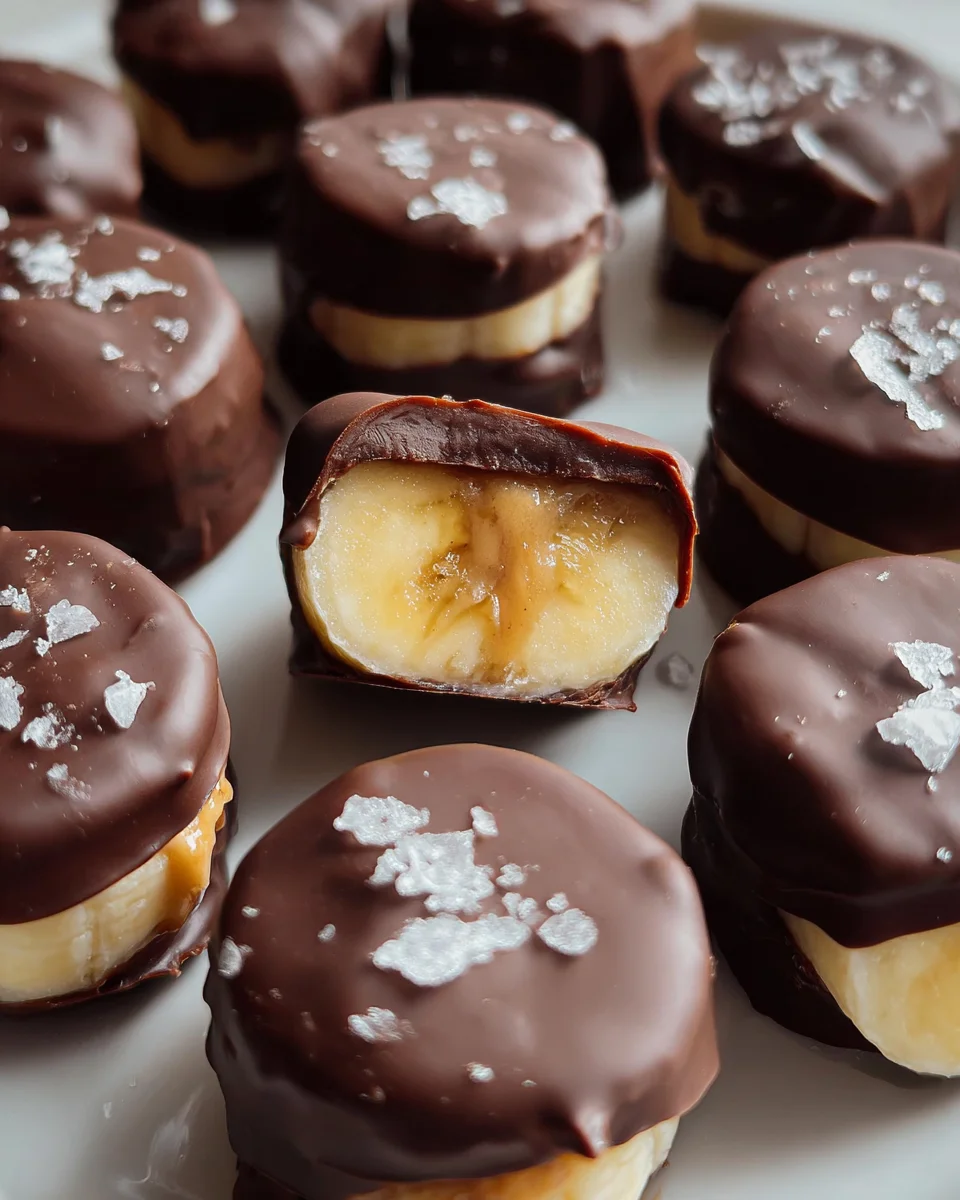 Chocolate Peanut Butter Banana Bites Chocolate