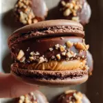 Chocolate Peanut Butter Macarons Chocolate Peanut Butter Macarons