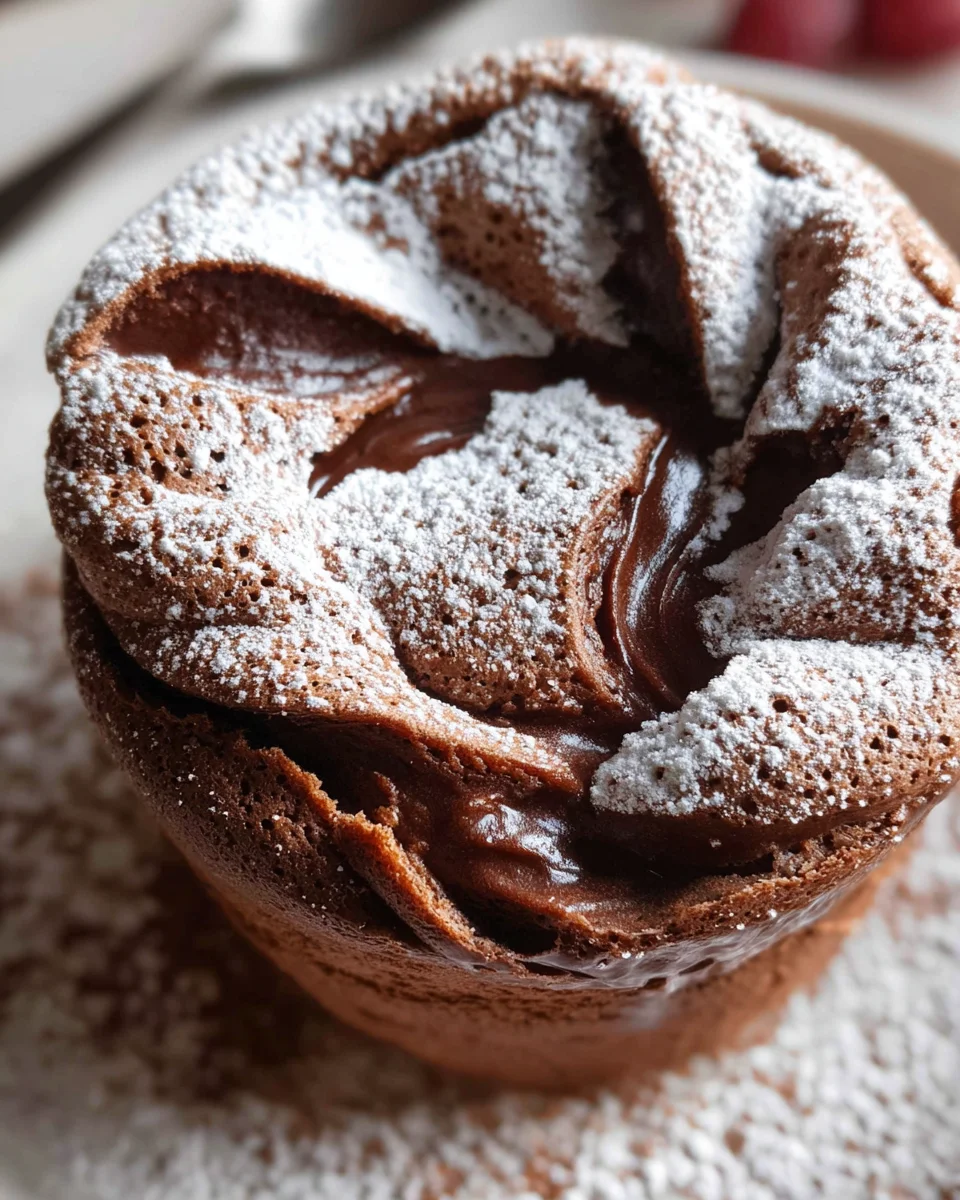 Chocolate Soufflé {low-fat} Chocolate
