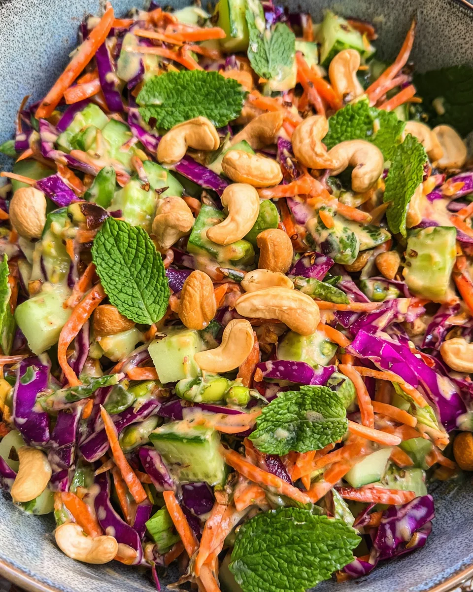Chopped Asian Salad (Miso Dressing) Chopped