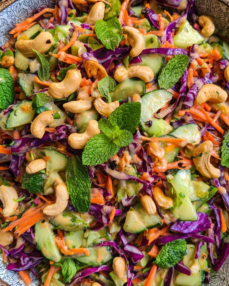 Chopped Asian Salad (Miso Dressing) Chopped