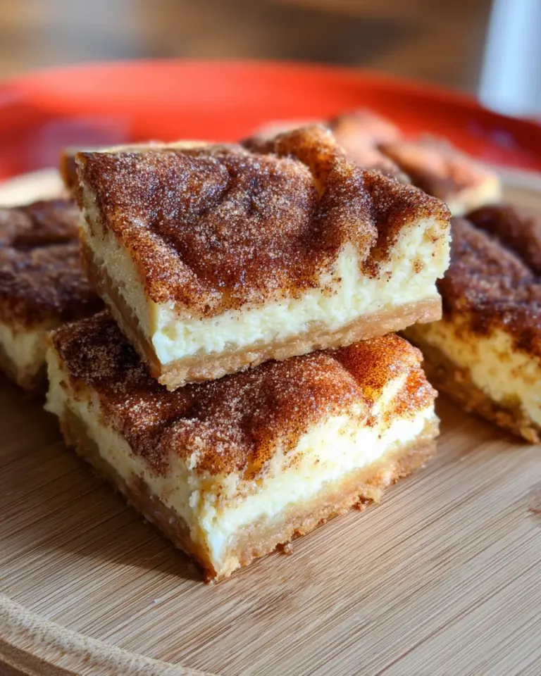 Churro Cheesecake Bars
