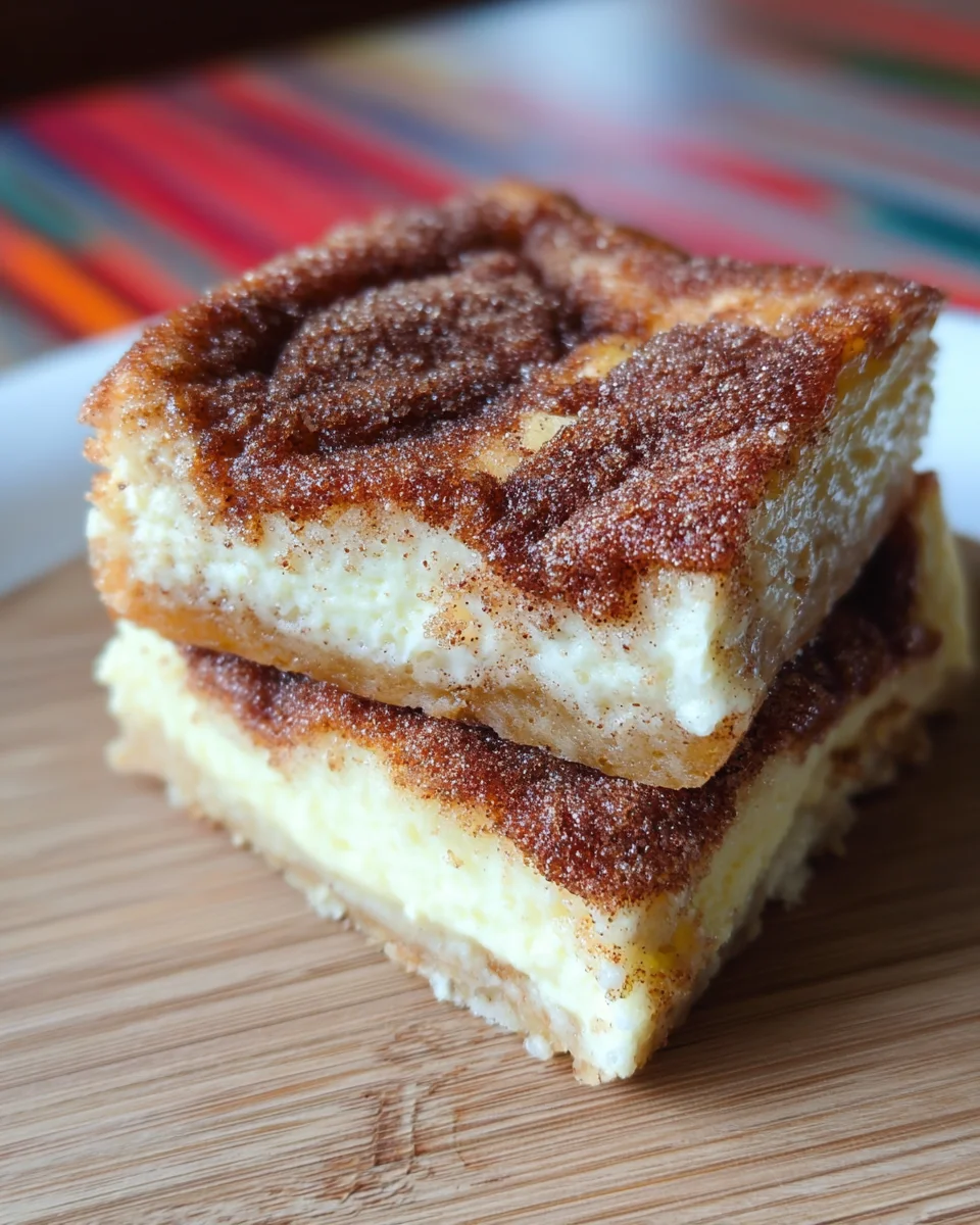 Churro Cheesecake Bars Churro