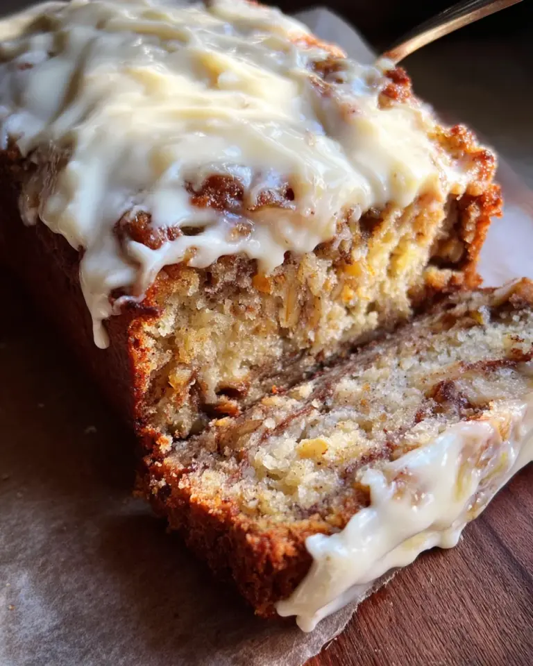 Cinnamon Roll Banana Bread