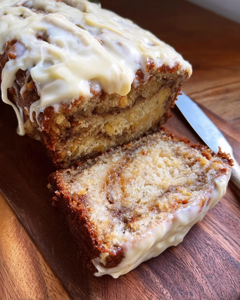 Cinnamon Roll Banana Bread Cinnamon