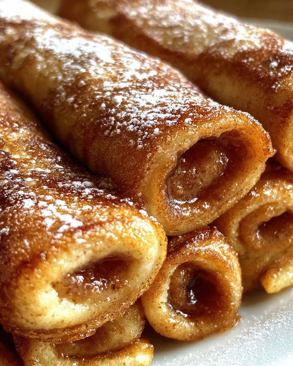 Cinnamon Roll French Toast Roll-Ups