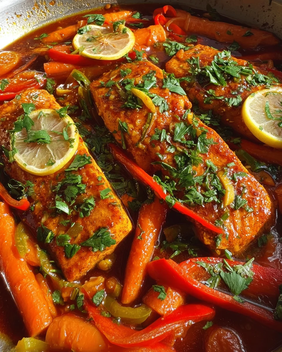 Classic Spicy Moroccan Fish in Rich Sauce Classic Spicy Moroccan Fish in Rich Sauce